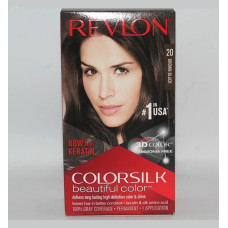 Revlon Colorsilk Hair Color 20 Brown Black 